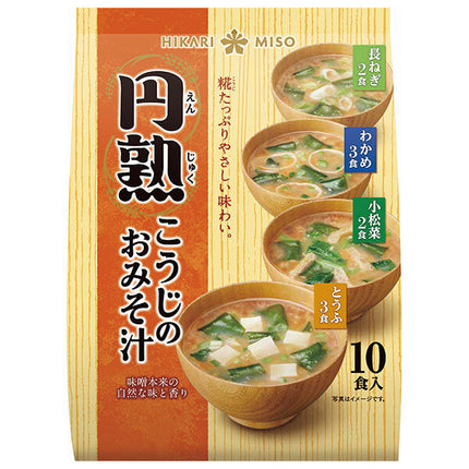 Hikari Miso Enjuku Koji Miso Soup 10 servings x 12 bags [shipped in Japan]