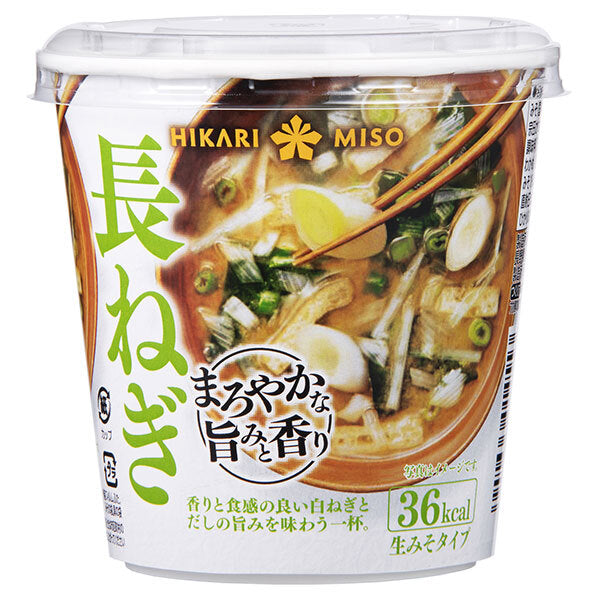 Hikari Miso Cup Miso Soup Long Onion 1 serving x 6 pieces [Shipped in Japan]