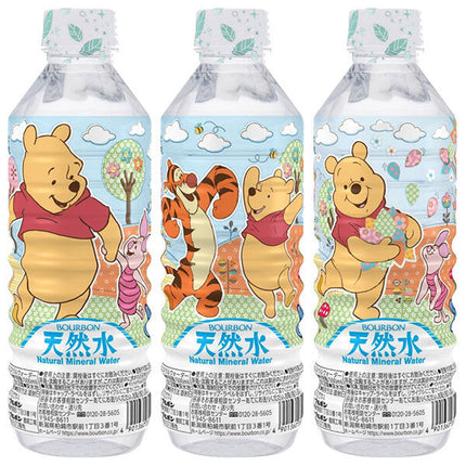 Bourbon Winnie the Pooh Natural Water 500ml plastic bottles x 24 bottles [shipped in Japan]
