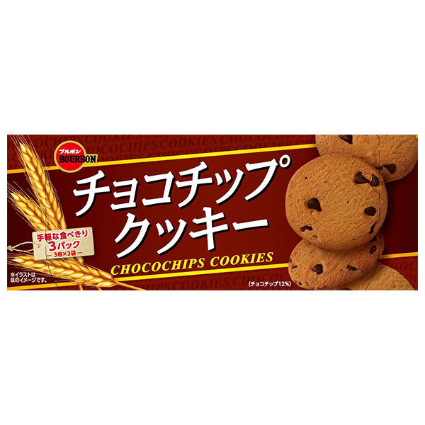 Bourbon chocolate chip cookies 9 pieces x 12 pieces [shipped in Japan]