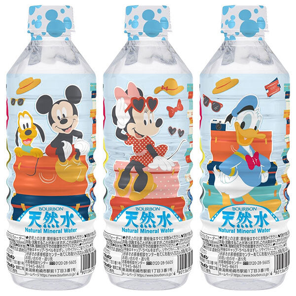 ブルボン ディズニー 天然水 500mlペットボトル×24本入【日本出荷】