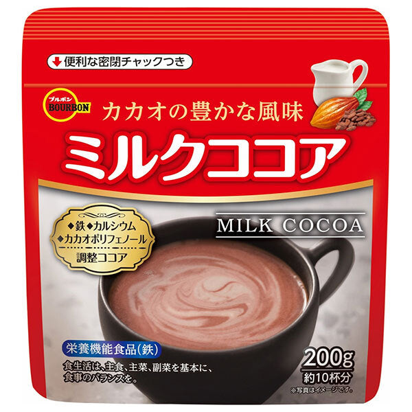 Bourbon Milk Cocoa 200g x 24 bags