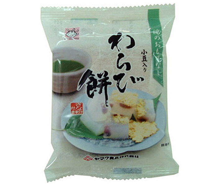 Yamaku Foods Warabi Mochi with Red Beans 100g x 12 Bags [Ships from Japan]