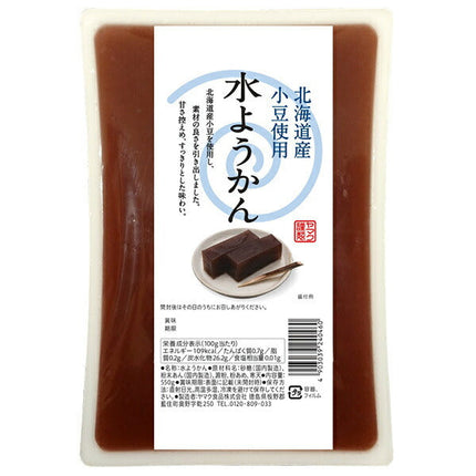 ヤマク食品 水ようかん 550g×9袋入【日本出荷】