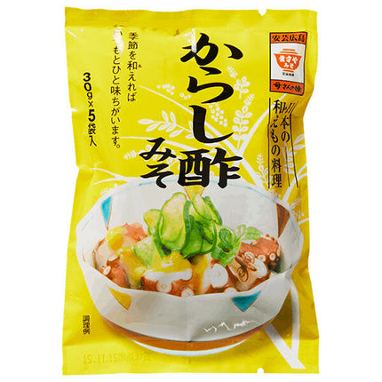 Masuya Miso Mustard Vinegar Miso 150g (30g x 5 bags) x 12 bags [Shipped in Japan]