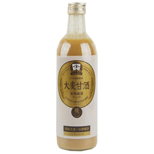 Yamato Shoyu Miso Barley Amazake 490ml Bottles x 12 [Ships from Japan]