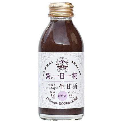 Yamato soy sauce miso raw brown rice amazake purple daily koji 140ml bottle x 30 bottles [shipped in Japan]