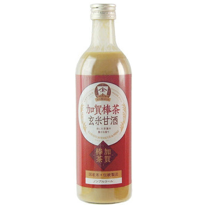 Yamato Soy Sauce Miso Kaga Bocha Brown Rice Amazake 490ml bottle x 12 bottles [Shipped in Japan]