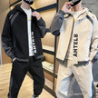 Autumn Casual Sportswear 2pcs suit Workwear Tracksuit Outfit for men
