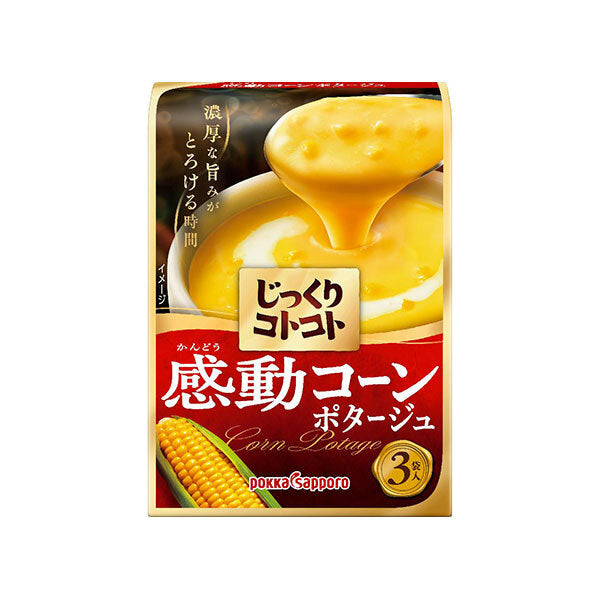 Pokka Sapporo Carefully Touching Corn Potage 64.8g x 30 boxes [Shipped in Japan]