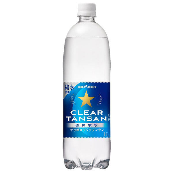 Pokka Sapporo Sapporo Clear Tansan 1LPET x 12 pieces [Shipped in Japan]