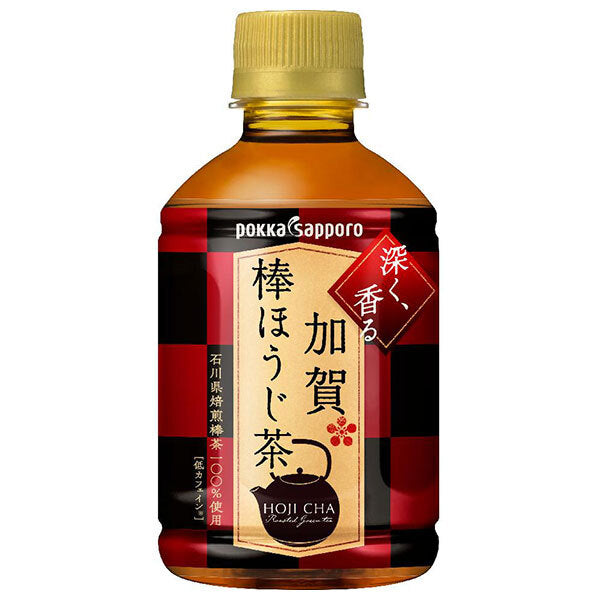ポッカサッポロ 加賀棒ほうじ茶 275mlペットボトル×24本入【日本出荷】