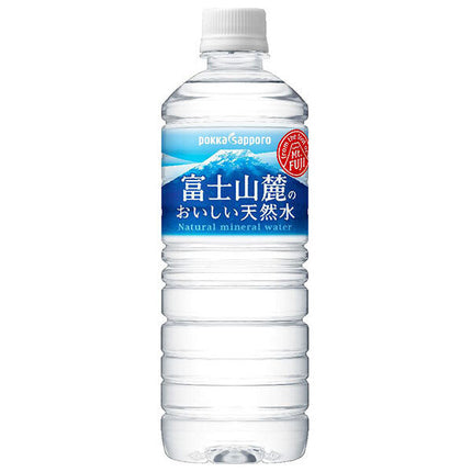 ポッカサッポロ 富士山麓のおいしい天然水 590mlペットボトル×24本入