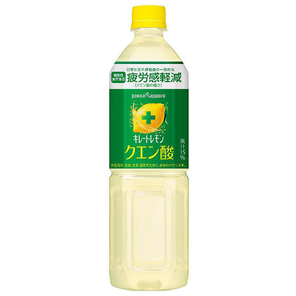 ポッカサッポロ キレートレモン クエン酸【機能性表示食品】 900mlペットボトル×12本入【日本出荷】