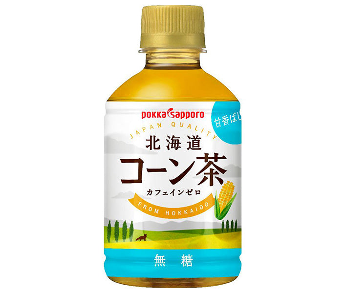 [11/25~ 10% OFF all products!!] Pokka Sapporo Hokkaido Corn Tea HOT&COLD 275ml PET bottle x 24 bottles