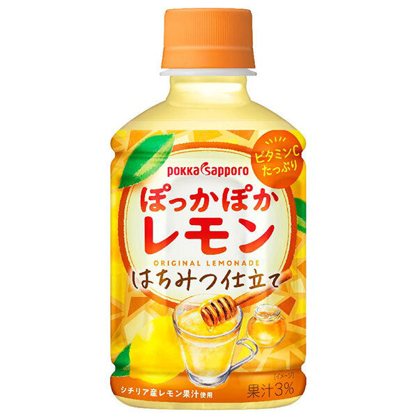 POKKA SAPPORO Pokka Pokka Lemon for Hot Drinks 275ml PET Bottles x 24 [Ships from Japan]
