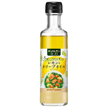 Pokka Sapporo Pokka Lemon Shokusai Lemon and Olive Oil 180ml bottle x 12 bottles [Shipped in Japan]