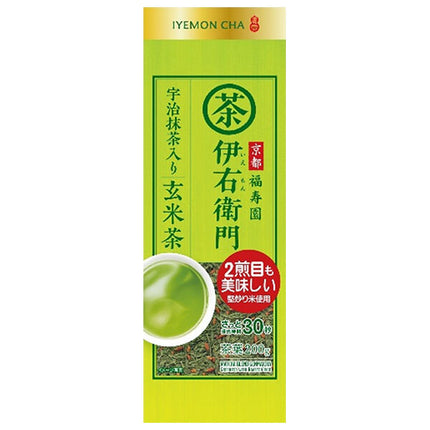 Uji Rouseicha Iemon Genmaicha with matcha 200g x 12 bags [shipped in Japan]