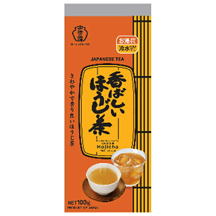 Uji no Tsuyu Fragrant Roasted Green Tea (Hojicha) 100g x 12 Bags [Ships from Japan]