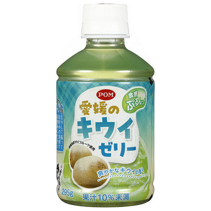 Ehime Beverage POM Ehime Kiwi Jelly 295g PET Bottle x 24 Bottles 
