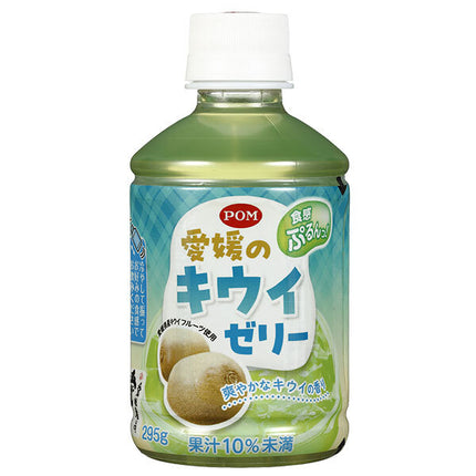 Ehime Beverage POM Ehime Kiwi Jelly 295g plastic bottle x 24 bottles [shipped in Japan]