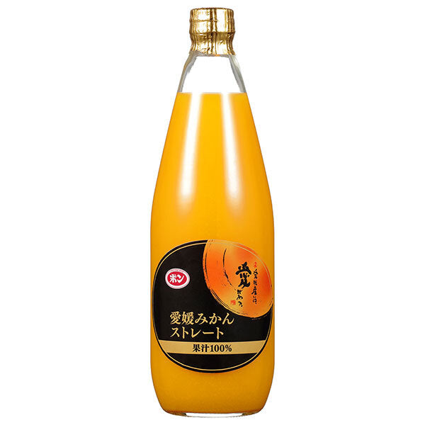 Ehime Beverage POM Ehime Mikan Straight Juice 780ml Bottles x 6 [Ships from Japan]