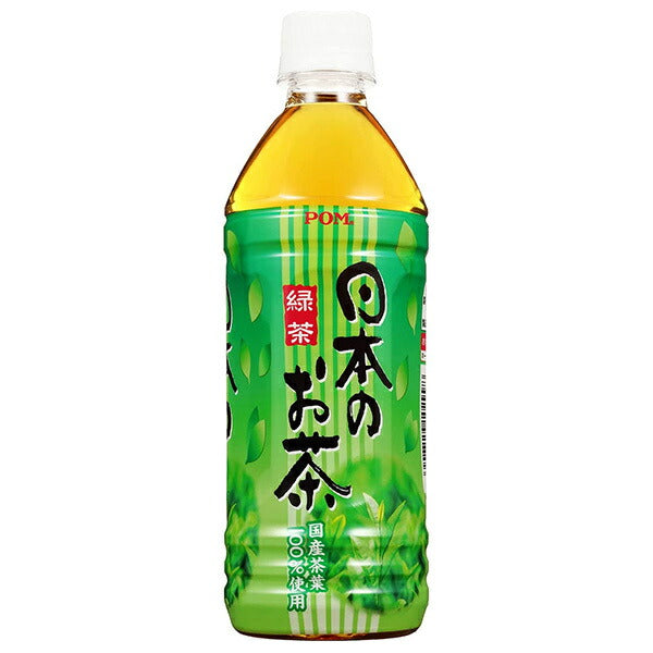 えひめ飲料 POM(ポン) 日本のお茶 500mlペットボトル×24本入【日本出荷】