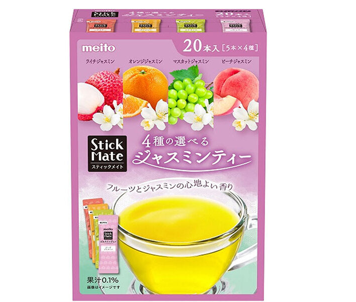 Meito Sangyo Stick Mate Jasmine Tea Assortment 20P x 6 Boxes 