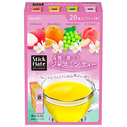 meito Stick Mate Jasmine Tea Assortment 20P x 6 boxes [shipped in Japan]