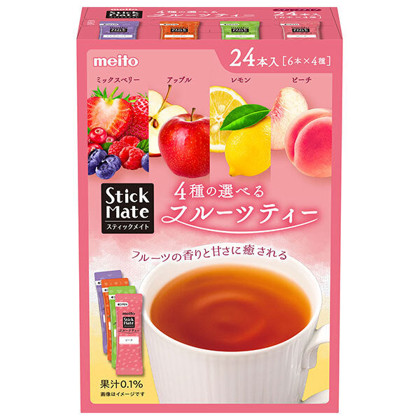 meito スティックメイトフルーツアソート 24P×6箱入