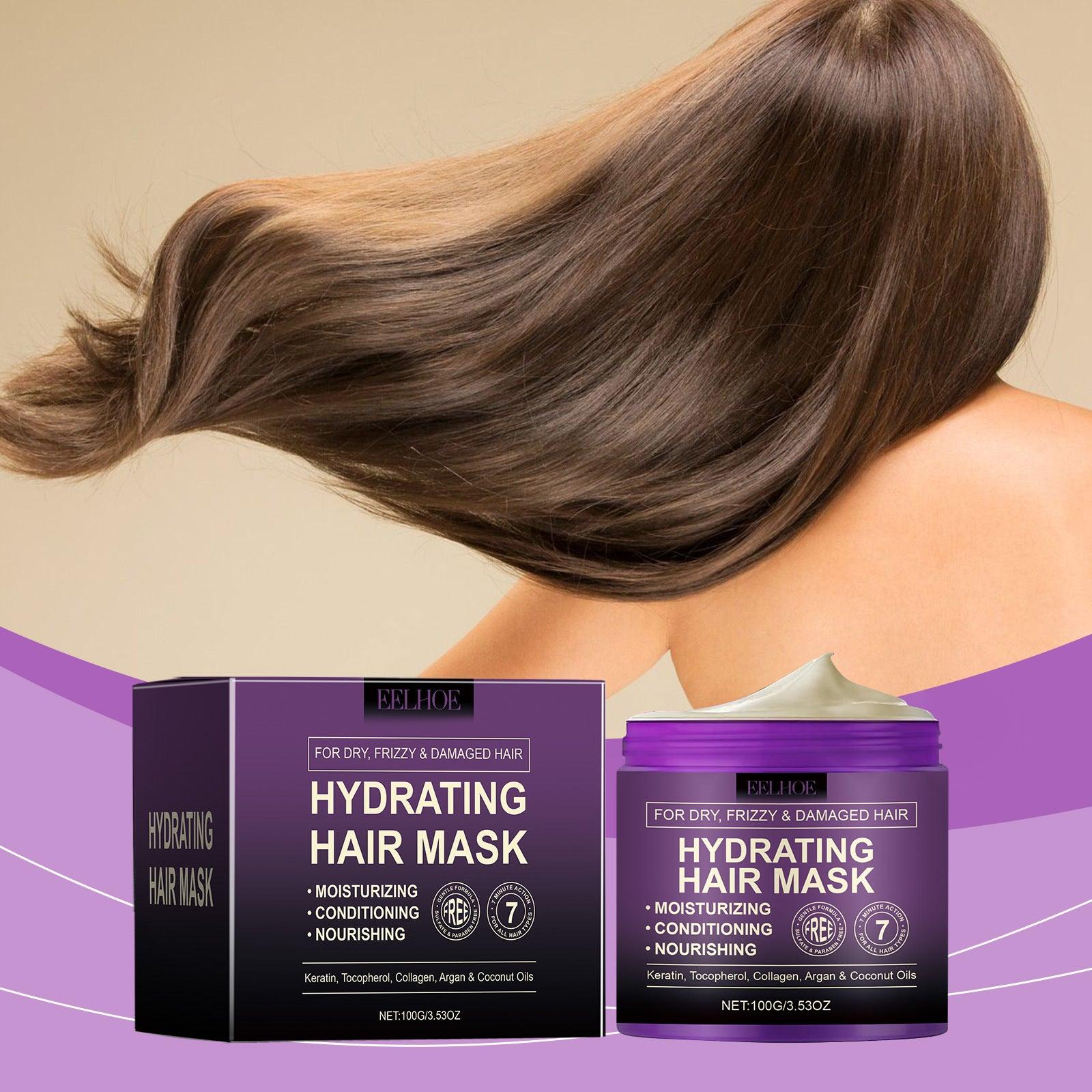 5-in-1 Collagen & Keratin Hair Mask – Argan Oil, Coconut Oil & Vitamin E Repair Treatment (100g)