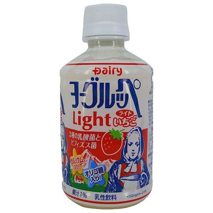 南日本酪農協同 ヨーグルッペライト いちご 280mlペットボトル×24本入