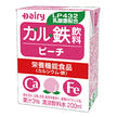 Minami Nippon Dairy Cooperative Daily Caltetsu Beverage Peach 200ml paper pack x 18 bottles [shipped in Japan]