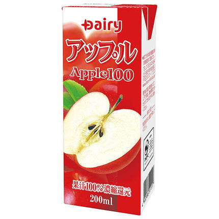 Minami Nippon Dairy Cooperative Dairy Apple 100 200ml paper pack x 24 bottles [shipped in Japan]