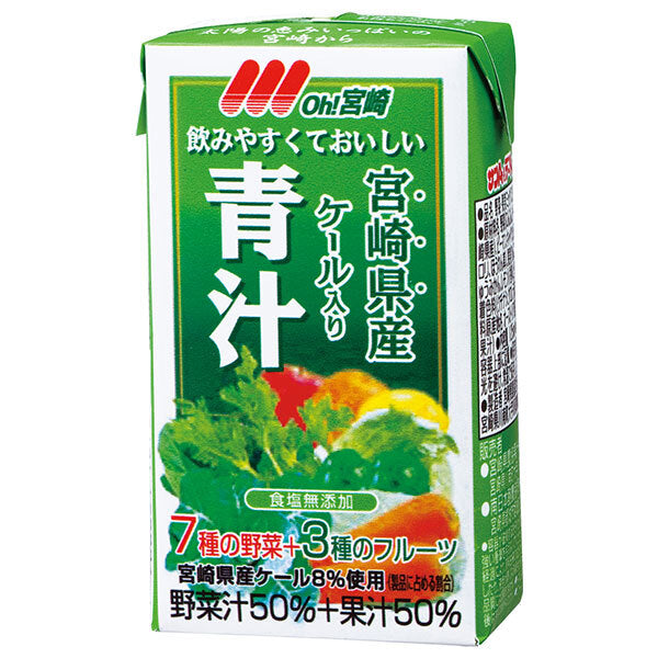 南日本酪農協同 Oh!宮崎 青汁 125ml紙パック×24本入【日本出荷】