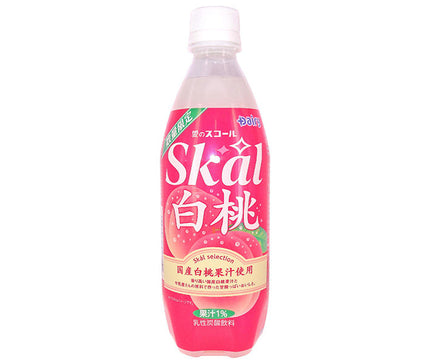 Coopérative laitière du sud du Japon Skoal White Peach Bouteille en plastique de 500 ml x 24 pièces 