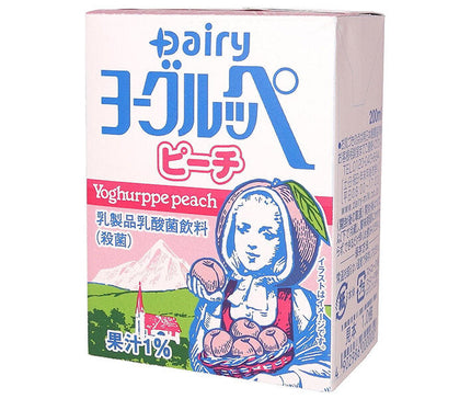 Minami Nippon Dairy Cooperative Dairy Yogurt Peach 200ml paper pack x 18 bottles 