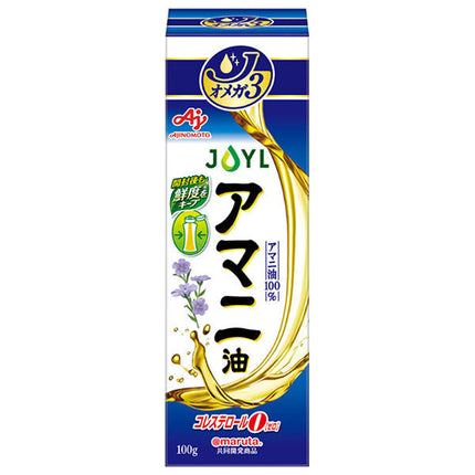 J-Oil Mills AJINOMOTO Linseed oil 100g bottle x 8 bottles [shipped in Japan]