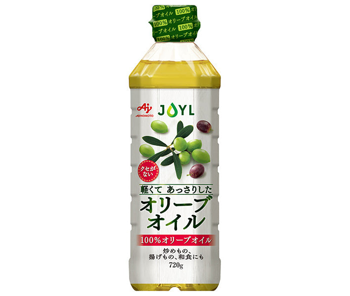 J-Oil Mills AJINOMOTO Huile d'olive légère et rafraîchissante 720g x 8 pièces