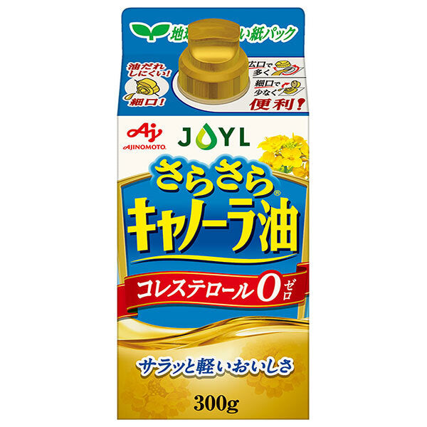 J-Oil Mills AJINOMOTO Smooth Canola Oil 300g x 6 bottles [Shipped in Japan]