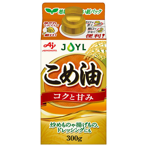 J-Oil Mills AJINOMOTO Rice Bran Oil 300g x 6 bottles 