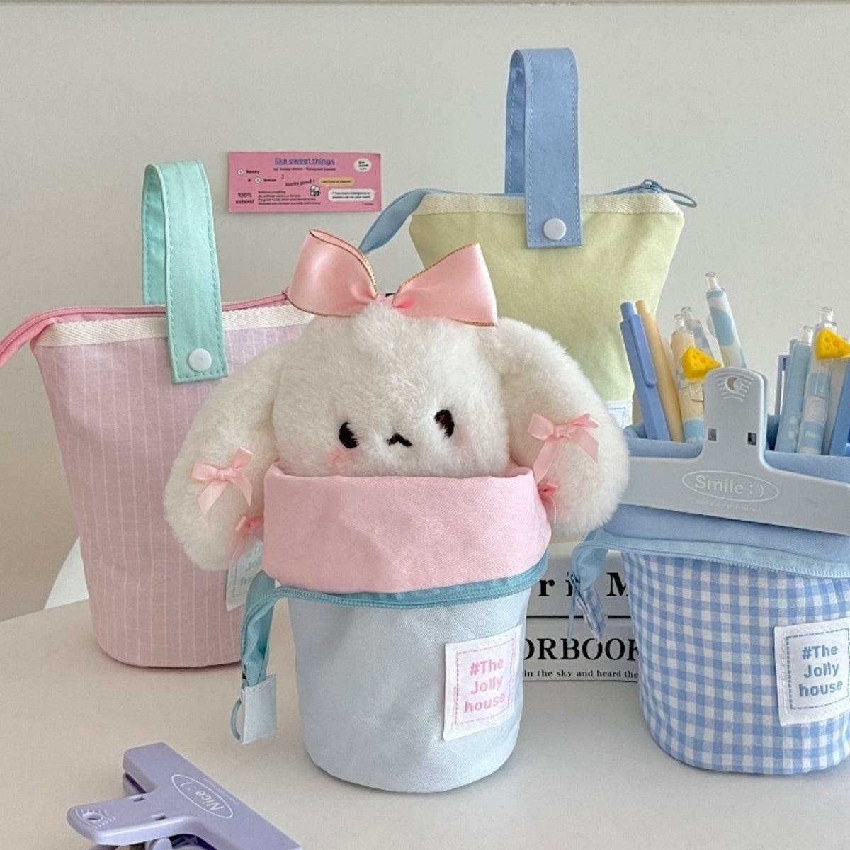 Stationery storage bag - Foldable Compartment -  Large Capacity