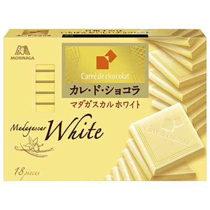 [11/25~ 10% off all products!!] Morinaga & Co. Carre de Chocolat Madagascar White 18 pieces x 6 boxes