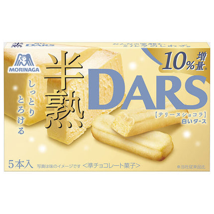 [25/12 ~ 5% de réduction sur tous les produits !!] Morinaga & Co., Ltd. Chocolat Das terrine blanc mi-bouilli 5 pièces x 10 pièces