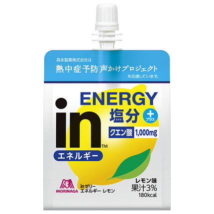 Morinaga & Co. in Jelly Energy Lemon 180g pouch x 36 pieces 