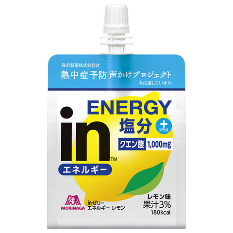 Morinaga & Co. in Jelly Energy Lemon 180g pouch x 36 pieces 
