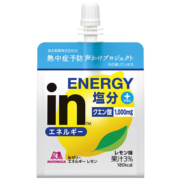 Morinaga & Co. in Jelly Energy Lemon 180g pouch x 36 pieces [Shipped in Japan]