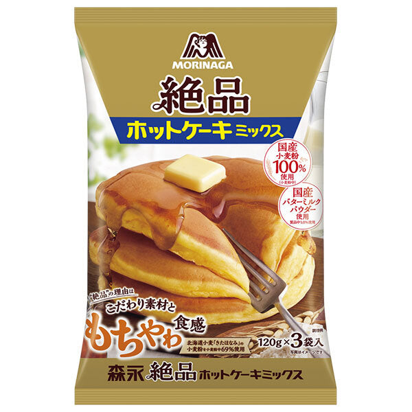 Morinaga & Co. Exquisite Pancake Mix 360g (120g x 3 bags) x 24 boxes [shipped in Japan]