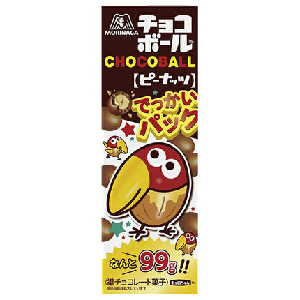 Morinaga & Co. Chocolate Ball Big Pack Peanuts 99g x 5 pieces [Shipped in Japan]