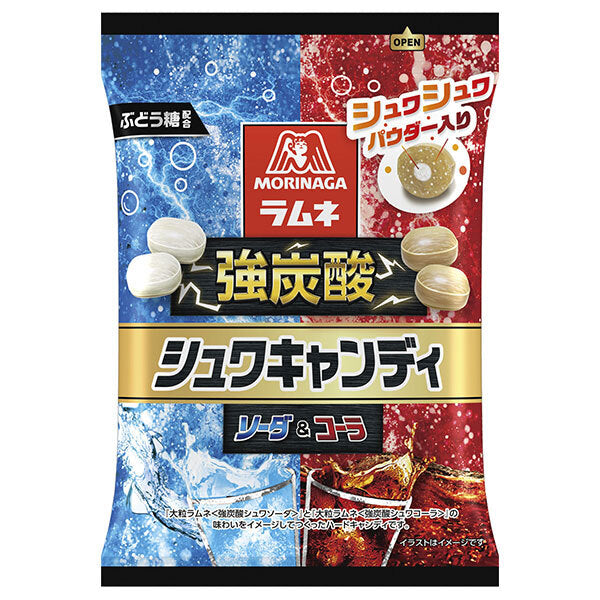 森永製菓 強炭酸 シュワキャンディ 75g×8袋入【日本出荷】